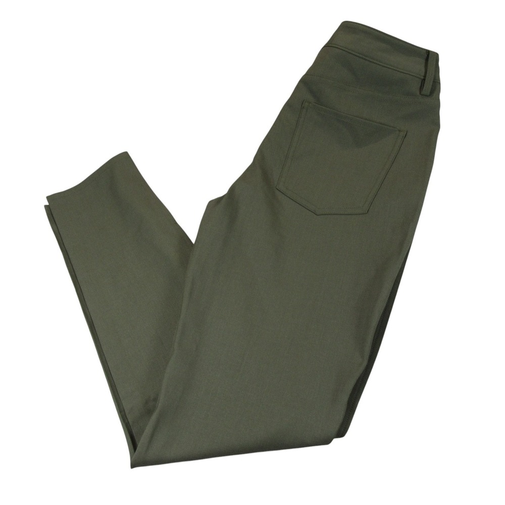 Unbound Merino Mens Chino Pants 28 x 30 Olive Green Stretch Merino Wool‎